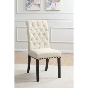 Tufted Rolled Backrest Side Chairs (Set of 2)