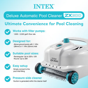 Intex 26367EH 24' x 12' x 52" Ultra XTR Frame Swimming Pool w/ Robot Vacuum