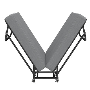 75" Folding Bed with Memory Foam Mattress