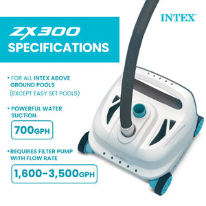 Intex 26723EH 15ft x 42in Prism Frame Above Ground Swimming Pool Set with Filter