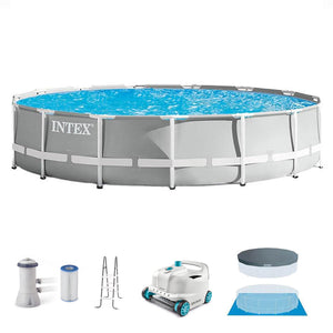 Intex 26723EH 15ft x 42in Prism Frame Above Ground Swimming Pool Set with Filter