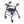 Graham Field Lumex Walkabout Lite Rollator with Seat & 6 Inch Wheels, Royal Blue
