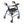 Graham Field Lumex Walkabout Lite Rollator with Seat & 6 Inch Wheels, Royal Blue