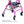 Graham Field Lumex Walkabout Lite Rollator with Seat and 6 Inch Wheels, Pink