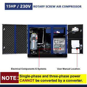 15HP Rotary Screw Air Compressor