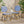 Outdoor Rattan and Aluminum French Armless Bistro Chairs Set - Navy Blue