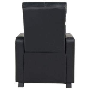 Push Back Recliner - Black