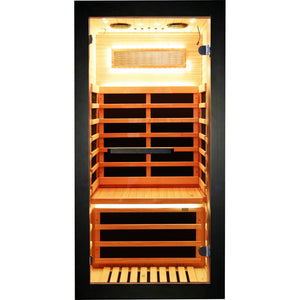 Single-person sauna cabin