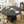 Farmhouse Round Dining Table With Storage Base