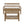2-Piece Outdoor Gray Acacia Wood Conversation Set