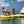 Solstice 8 x 5 ft Inflatable Floating Dock Rafting Platform w/Pump & Bag, Multi