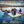 Solstice 8 x 5 ft Inflatable Floating Dock Rafting Platform w/Pump & Bag, Multi