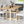 TOPMAX Modern Compact 63-inch 5-Piece Extendable Dining Table Set