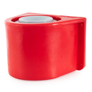 Brower MBH5RLB Insulated Horse Feed/Water 5 Gallon Bucket Holder with Cover, Red - TRAPSKI