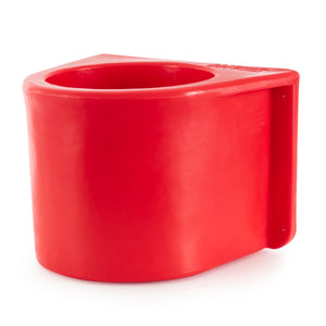 Brower MBH5RLB Insulated Horse Feed/Water 5 Gallon Bucket Holder with Cover, Red - TRAPSKI