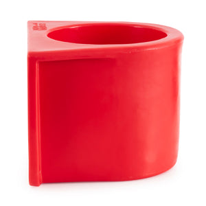 Brower MBH5RLB Insulated Horse Feed/Water 5 Gallon Bucket Holder with Cover, Red - TRAPSKI