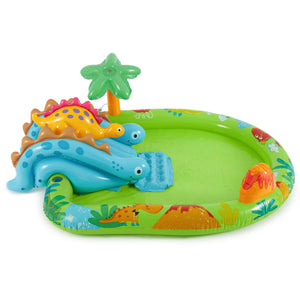 Intex 57166EP Little Dino Dinosaur Themed Inflatable Backyard Pool Play Center