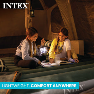 Intex 64109E Dura-Beam Standard Series Prestige Downy Inflatable Airbed, Queen - TRAPSKI