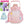 Kawaii Water Bottle with Straw 37.2oz Large Capacity Portable Sports Bottle with Cute Three-Dimensional Stickers