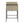 Mid Century Modern Counter Stool Set with Espresso Metal Frame - Khaki