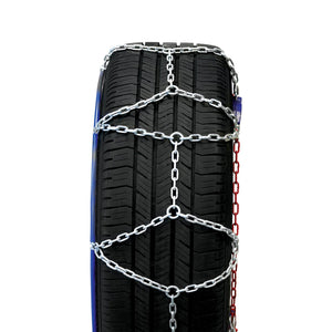 Peerless 0155005 Auto-Trac Passenger Tire Diamond Pattern Snow Chains, Set of 2 - TRAPSKI