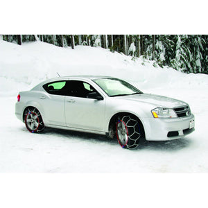Peerless 0155005 Auto-Trac Passenger Tire Diamond Pattern Snow Chains, Set of 2 - TRAPSKI