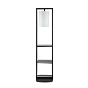 Two Tiered Vertical Shelving Stand with Light