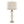 Spade - Contemporary Table Lamp (Set of 2) - Mercury / Nickel / Natural