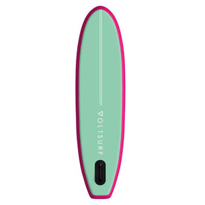 VoltSurf 10 Foot Class Act Inflatable SUP Stand Up Paddle Board Kit, Pink Rail