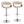 Vintage Mod - Mid Century Modern Adjustable Height Barstool With Swivel With Rounded T Footrest (Set of 2)