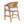 Wooden Frame Counter Stool with Rattan Back - Set of 2