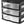 Life Story 3 Drawer Stackable Shelf Organizer Storage Drawers, Black (2 Pack)