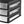 Life Story 3 Drawer Stackable Shelf Organizer Storage Drawers, Black (2 Pack)