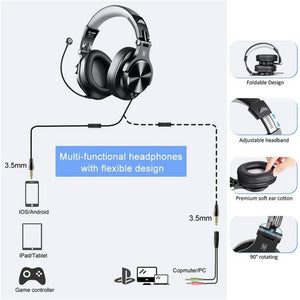 OneOdio A71D Computer Gaming Wired Over Ear Headset with Detachable Microphone - TRAPSKI