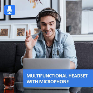 OneOdio A71D Computer Gaming Wired Over Ear Headset with Detachable Microphone - TRAPSKI