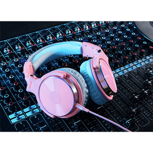 OneOdio Pro 10 Over Ear 50mm Driver Wired Studio DJ Headphones Headset, Pink