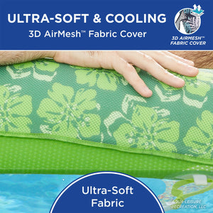 Aqua Leisure Campania Inflatable 2in1 Lounger, Floral &  Zero Gravity Pool Float