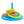 TRC Recreation Floating Foam Ring Toss Swimming Pool Game with 4 Rings, Orange