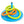 TRC Recreation Floating Foam Ring Toss Swimming Pool Game with 4 Rings, Orange