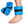 TRC Recreation Super Soft Aquatic Fitness Gear Ankle Wrap Pair, Bahama Blue