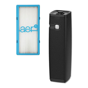 Holmes HAP9425B aer1 Tower HEPA Air Purifier with Ionizer and Filter Window