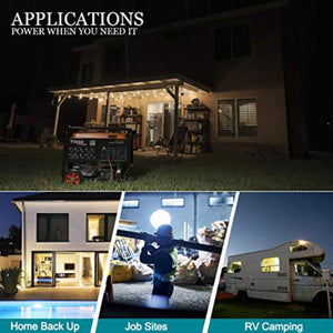 Togo Power Gasoline Powered Portable Generator 8000 Watt Remote Electric Backup