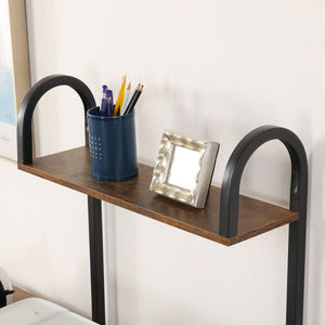 Somdot Baker's Rack 35.4 Inch 3 Tier and 4 Tier Microwave Stand, Rustic Brown