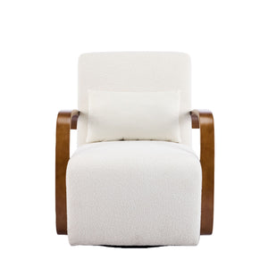 Swivel Accent Rotatable Ergonomic Single Chair For Living Room