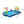 Banzai Big Splash Inflatable Play Center Pool with Beach Balls and Toss Rings