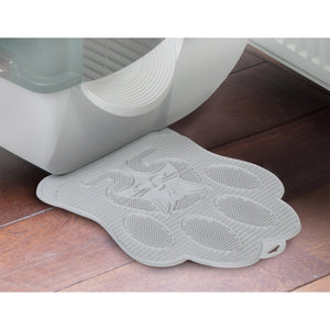 Omega Paw Roll'n Clean Self-Cleaning Litter Box & Paw Cleaning Mat for Cats