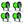 Green Touch Industries XD105 String Trimmer Line Spool Rack with Cutter (4 Pack)