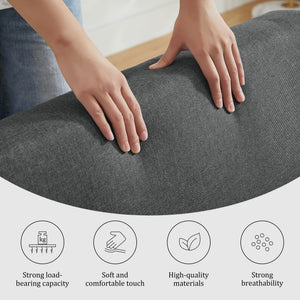 Sleeper Sofa Chair Bed, 3-In-1 Convertible with Adjustable Backrest & Foldable Table