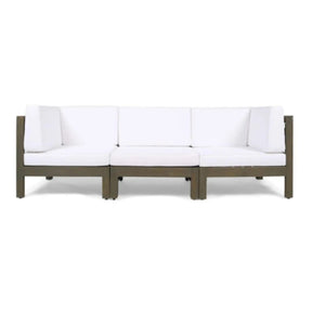 Oana 3 Piece Sofa Set With Water Resistant Cushions