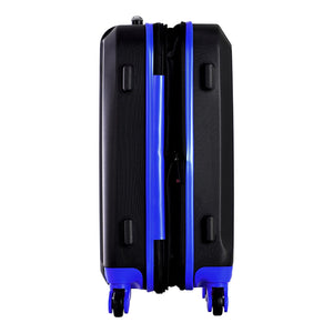 Olympia Apache II Hardcase 4 Wheel Spinner Luggage Suitcase 3 Piece Set, Blue